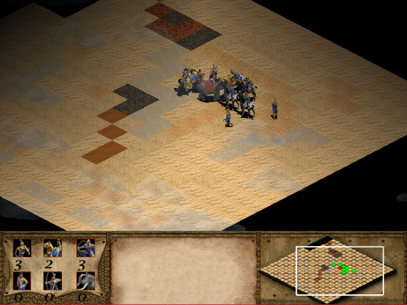 Battle screenshot from the Khanquest game