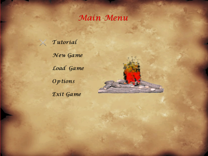 Khanquest menu screen